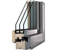 Dřevohliníkové okno Internorm HF 510 - design home pure