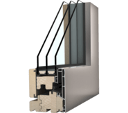 Dřevohliníkové okno Internorm HF 520 - design sudio