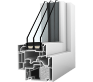 Plastové okno Internorm KF 410 - design home pure
