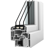 Plastové okno Internorm KF 410 - design home soft