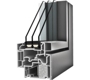 Plasthliníkové okno Internorm KF 410 - design studio