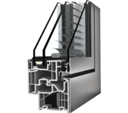 Plasthliníkové okno Internorm KV 350 - design home pure